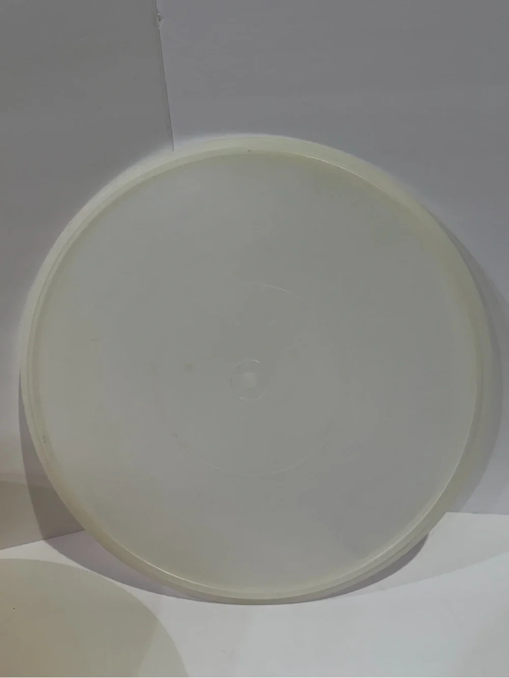 Vintage Tupperware Fix N Mix Harvest Yellow Large Bowl With Original Sheer Lid